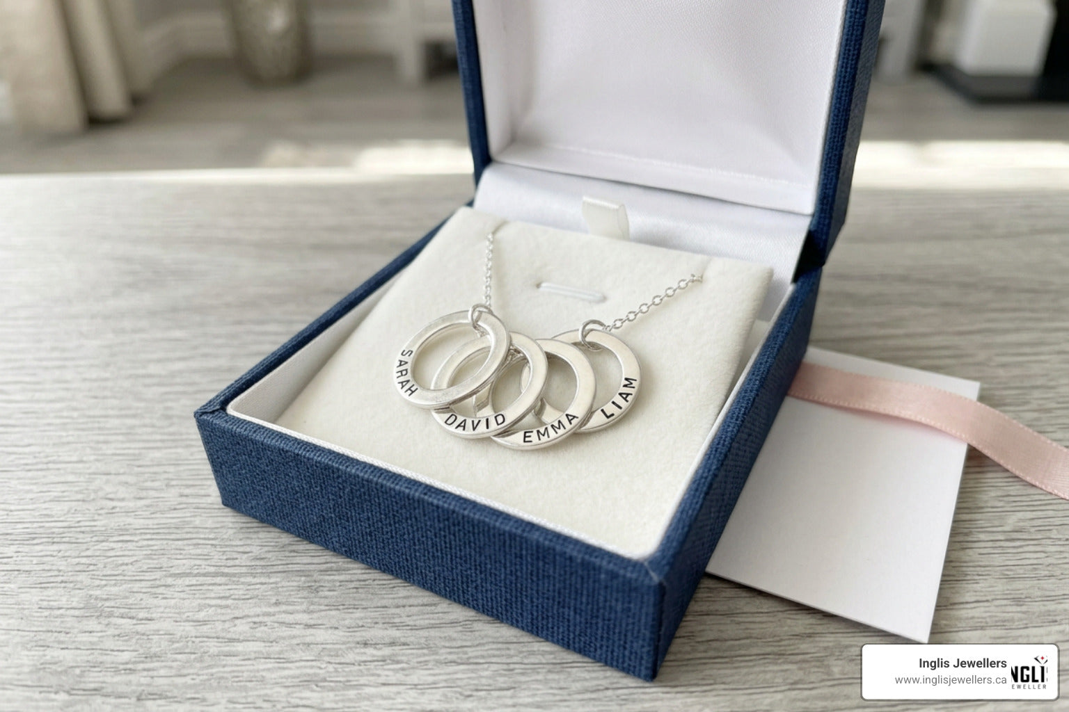 Interlocking Love: Why a 4 Ring Personalised Necklace Makes the Perfect Gift
