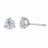 10K White Gold .75CTW Lab Grown Diamond Martini Studs