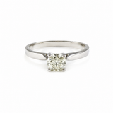 14K White Gold .50CT Round Brilliant Diamond Solitaire