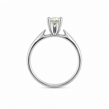 14K White Gold .50CT Round Brilliant Diamond Solitaire