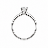 14K White Gold .50CT Round Brilliant Diamond Solitaire