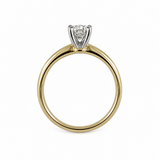 14K Yellow Gold .54CT Round Brilliant Diamond Solitaire