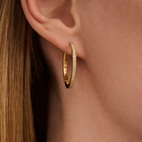 TI SENTO Tennis Zirconia Hoops