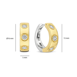 TI SENTO Classic Zirconia Hoops