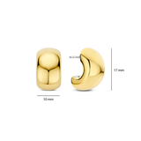 TI SENTO Bold Gold Vermeil Earrings