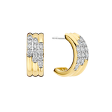 TI SENTO Stardust Zirconia Layered Earrings