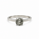 14K White Gold 2.01CT Round Brilliant Canadian Diamond Solitaire