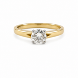 14K Yellow Gold 1.43CT Round Brilliant Diamond Solitaire