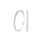 Joanli Nor June Rhodium Earrings 28mm