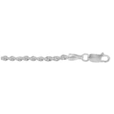 Sterling Silver 20" Rope Chain