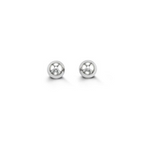 14K White Gold 4mm Ball Studs
