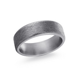 Tantalum Black Scratch Finish 7mm Wedding Band RS11