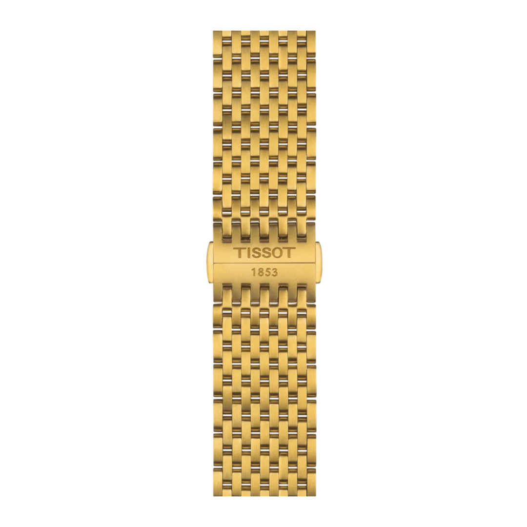Tissot Everytime Yellow Gold-Tone Stainless-steel Watch with Green Dial