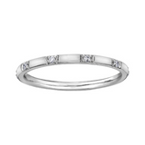 10K White Gold .06ctw Diamond Chi Chi Band