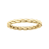10K Yellow Gold Braided Chi Chi Ring