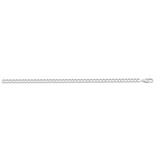 10K White Gold 22" Open Curb Chain