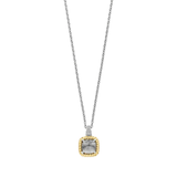 TI SENTO Gemstone w Twisted Rope & Cubic Zirconia Necklace