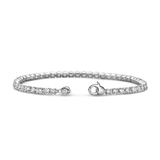 TI SENTO White Cubic Zirconia Tennis Bracelet - Large
