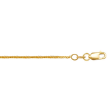 10K Yellow Gold 18" Wheat Chain