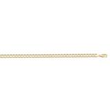 10K Yellow Gold 22" Open Curb Chain