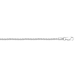 10K White Gold 20" Wheat Chain