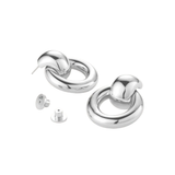 Jenny Bird Mega Faye Knockers in High Polish Silver