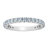 14K White Gold .75ctw Lab Grown Diamond Band