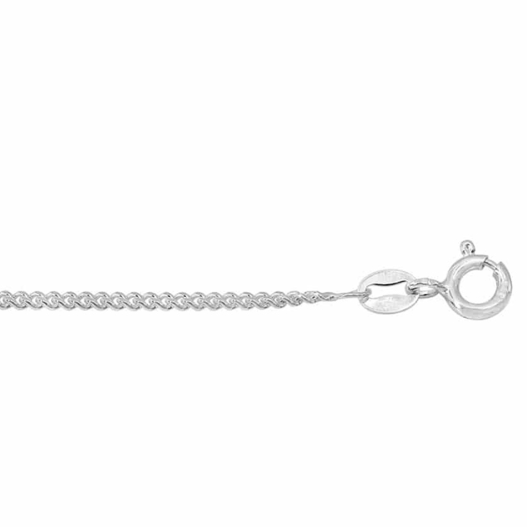 Sterling Silver 18" 1.7mm Curb Chain