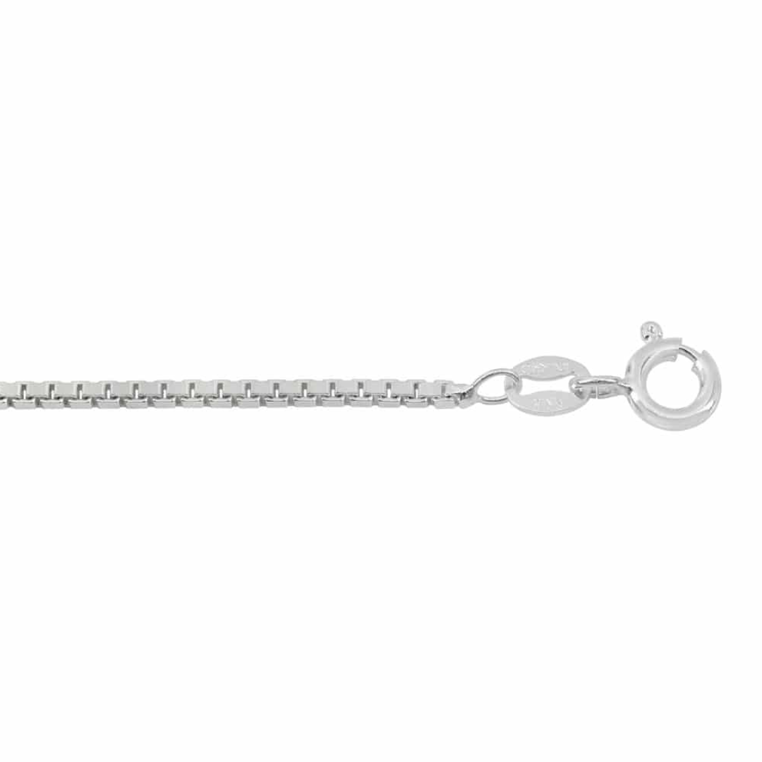 Sterling Silver 30" 1.3mm Box Link Chain
