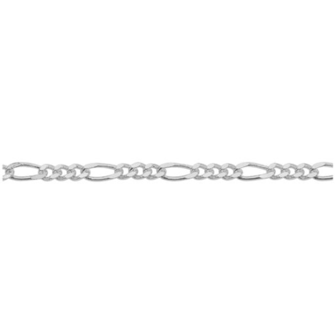 Sterling Silver 18" 2.2mm Figaro Link Chain