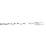 Sterling Silver 18" 2.2mm Figaro Link Chain
