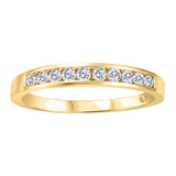 14K Yellow Gold .33ctw Channel Set Diamond Band
