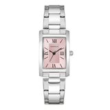 Caravelle Ladies Watch With Pink Face