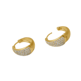 Dean Davidson Maragaux CZ Pave Huggie Hoops
