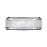 Tantalum 8mm Size 11 Meteorite Centre Band