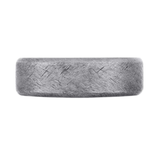 Tantalum 7mm Size 10 Grey Scratch Finish Wedding Band